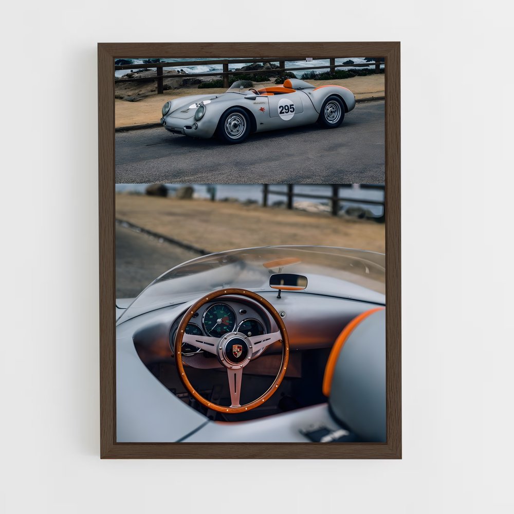 Poster 550 Spyder Éblouissant – affiche Porsche (vue 5)